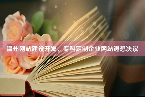 温州网站建设开发,专科定制企业网站遐想决议